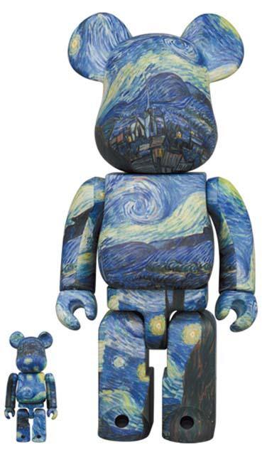 MOMA Vincent Van Gogh The Starry Night Bearbrick 400%+100% - Eye For Toys