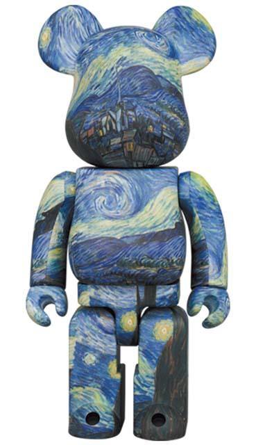 MOMA Vincent Van Gogh The Starry Night Bearbrick 400%+100% - Eye For Toys
