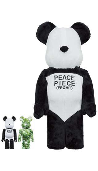 Fragmentdesign Panda 400% & 2 x 100% set of 3 Bearbrick - Eye For Toys