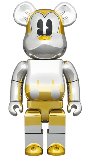 Hajime Sorayama Future Mickey 2021 Bearbrick 400%+100% - Eye For Toys