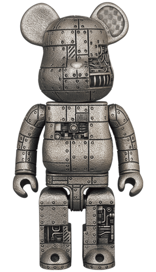 Royal Selangor Steampunk Iron Bright Bearbrick 400% - Eye For Toys