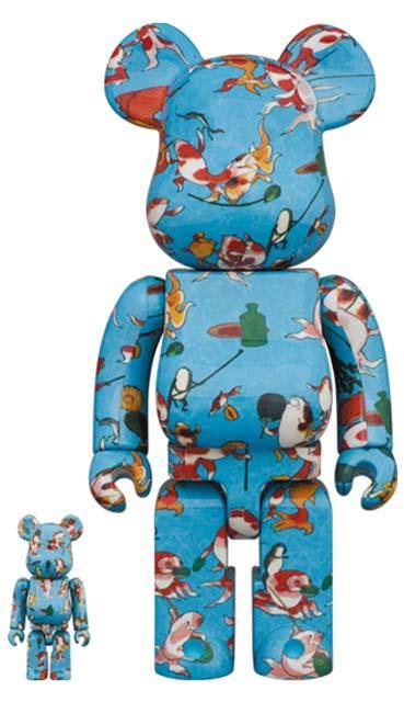 Utagawa Kuniyoshi - Goldfish Bearbrick 400%+100% - Eye For Toys