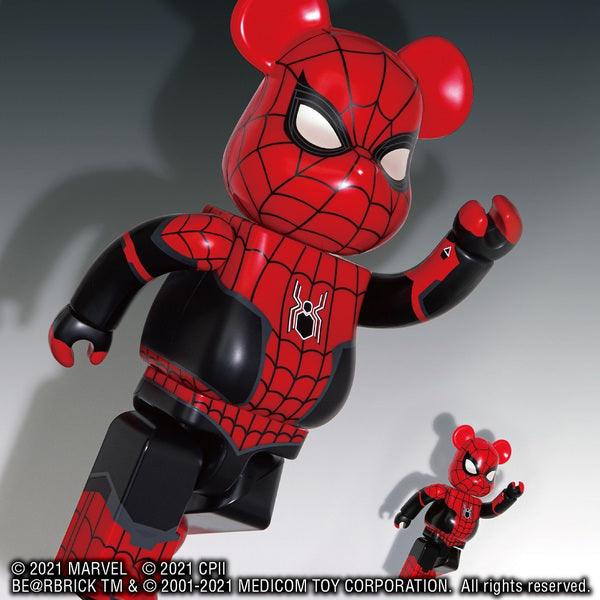 BE@RBRICK SPIDERMAN UPGRADED SUIT 2セット - キャラクターグッズ