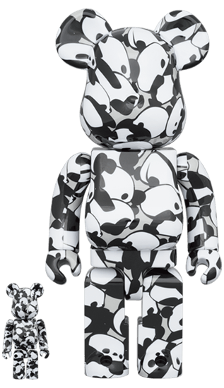 Han Meilin (Panda) Bearbrick 400%+100% - Eye For Toys