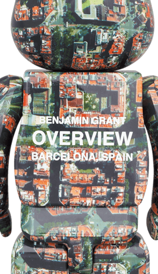 [Preorder] Benjamin Grant (Overview) Barcelona 400%+100% Bearbrick - Eye For Toys
