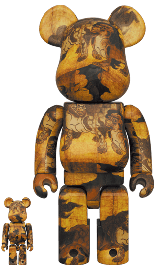 Eitoku Kano - Chinese Lions Bearbrick 400%+100% - Eye For Toys