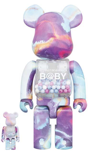 My First Baby Marble Bearbrick 400%+100% - Eye For Toys